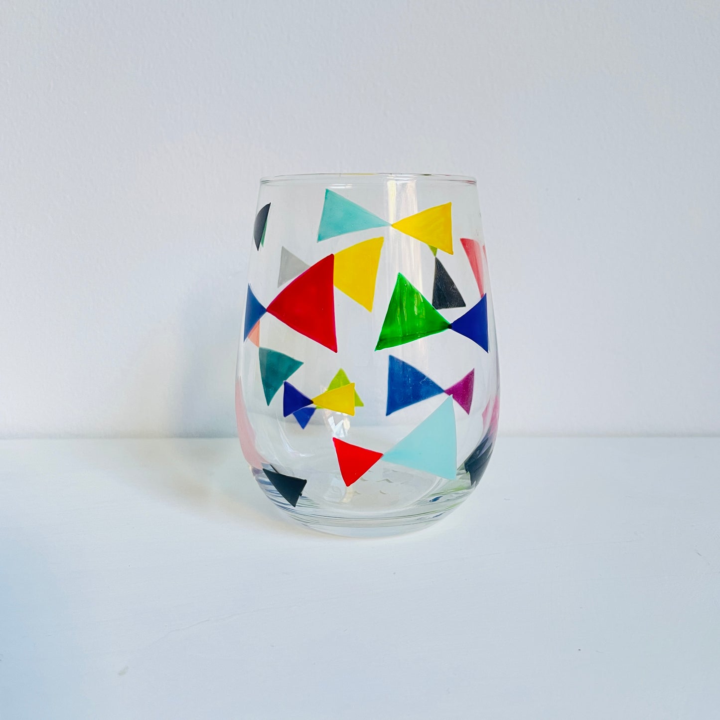 D / Stemless Wine Glass / Ribbon1