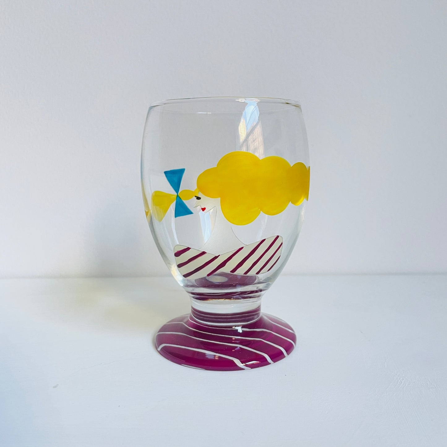 C / Goblet Glass / Madame Citron (Magenta)