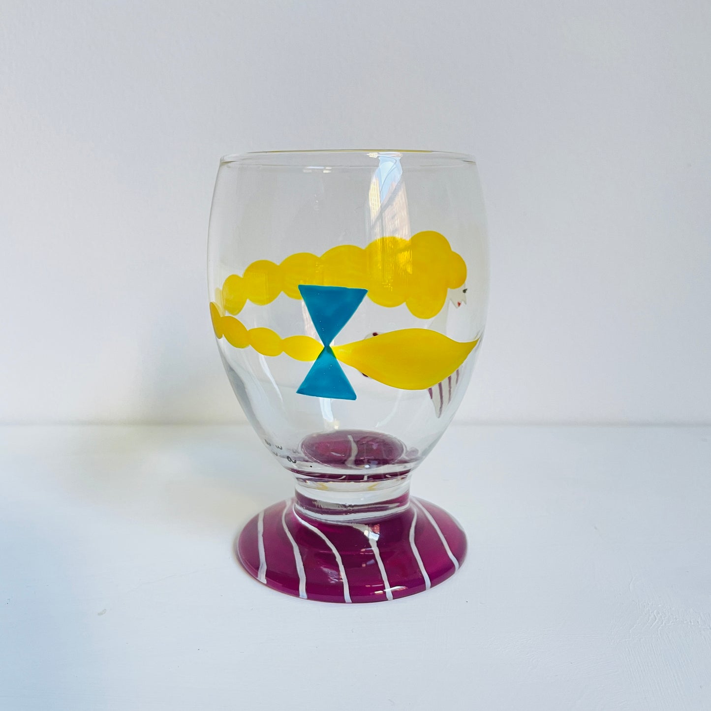 C / Goblet Glass / Madame Citron (Magenta)