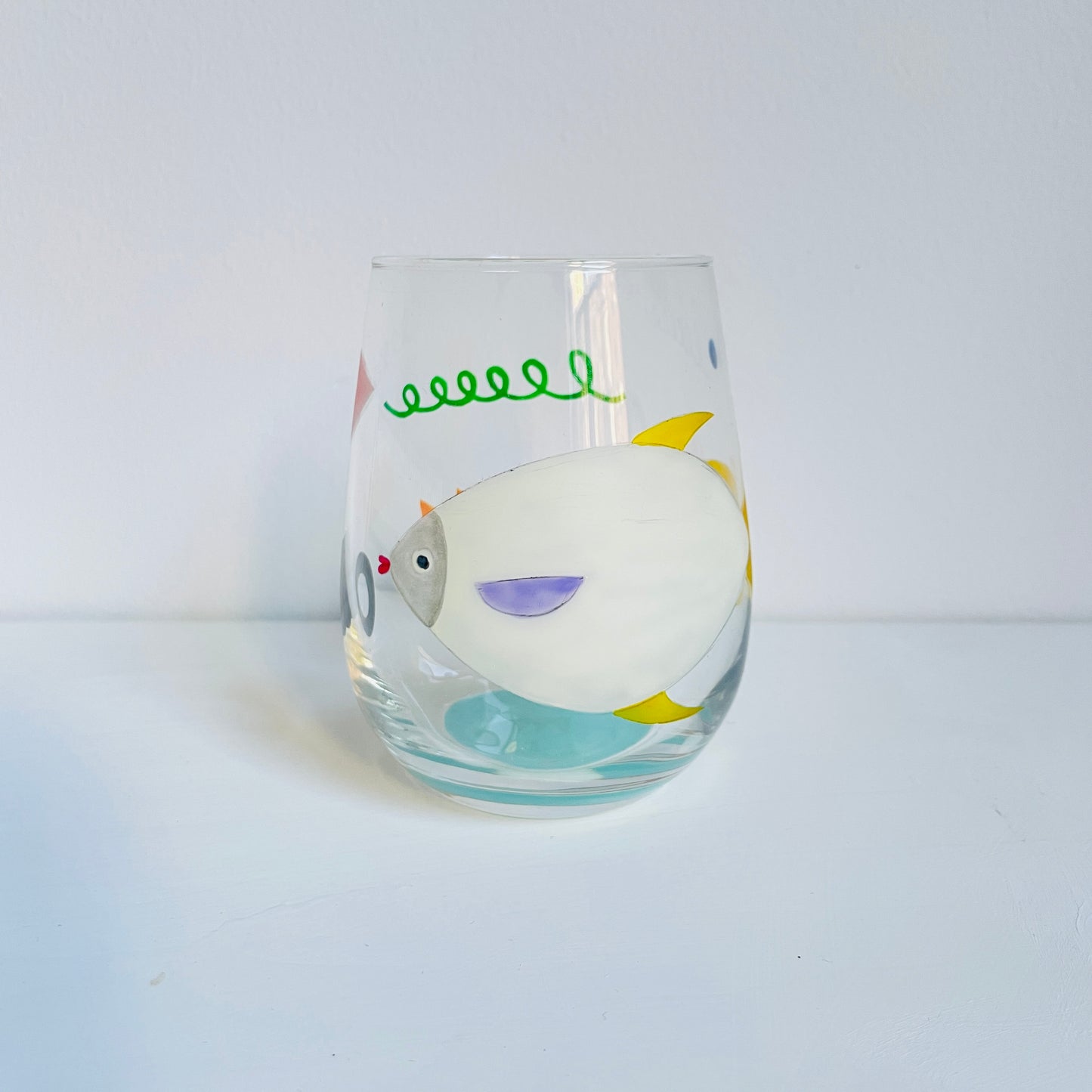 D / Stemless Wine Glass / Pompano