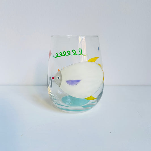 D / Stemless Wine Glass / Pompano