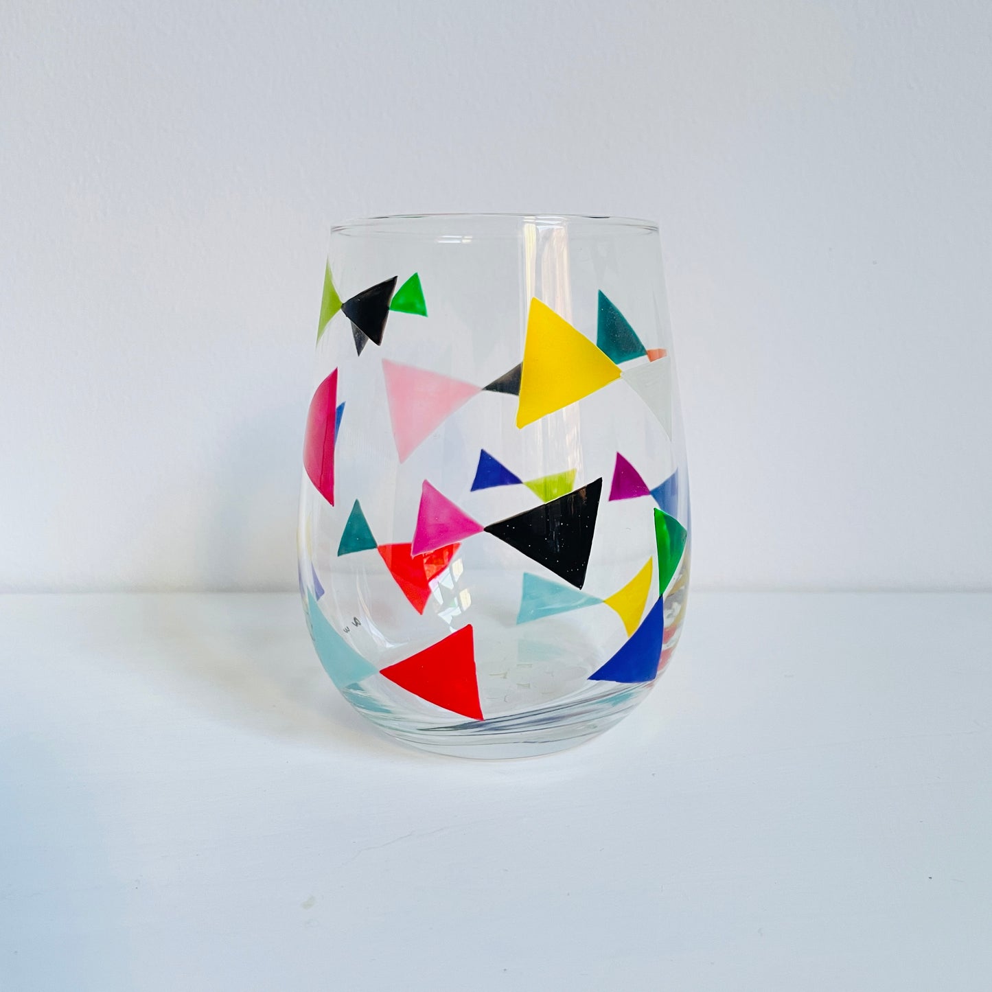 D / Stemless Wine Glass / Ribbon2