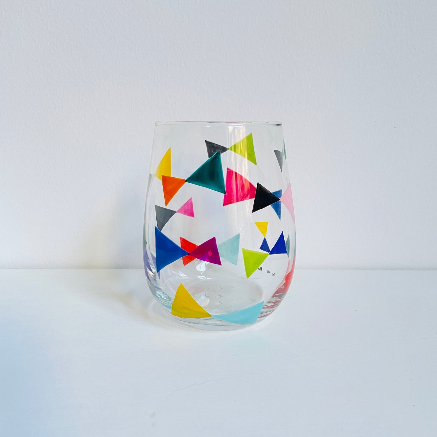 D / Stemless Wine Glass / Ribbon2