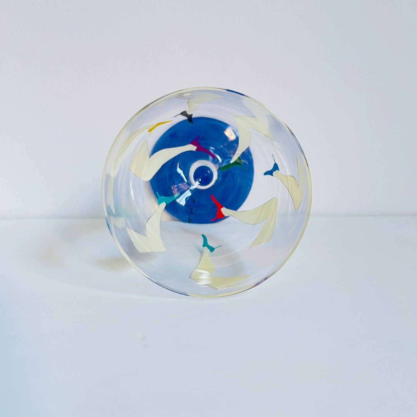 E / Wine Glass / DANCE (blue)