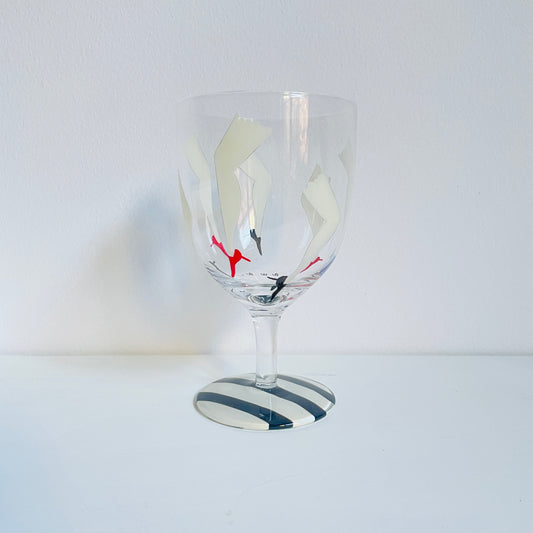 E / Wine Glass / DANCE (stripe)