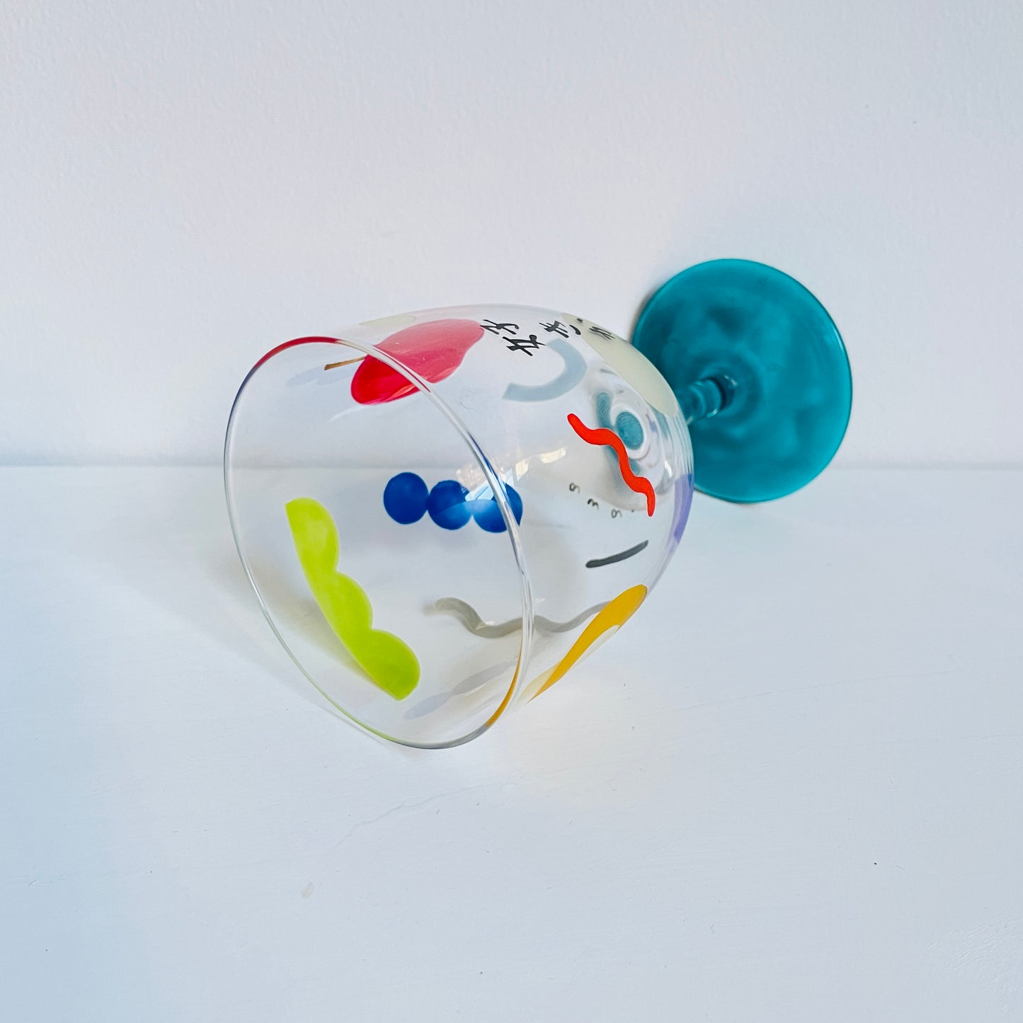 E / Wine Glass / I might like you. (blue-green)