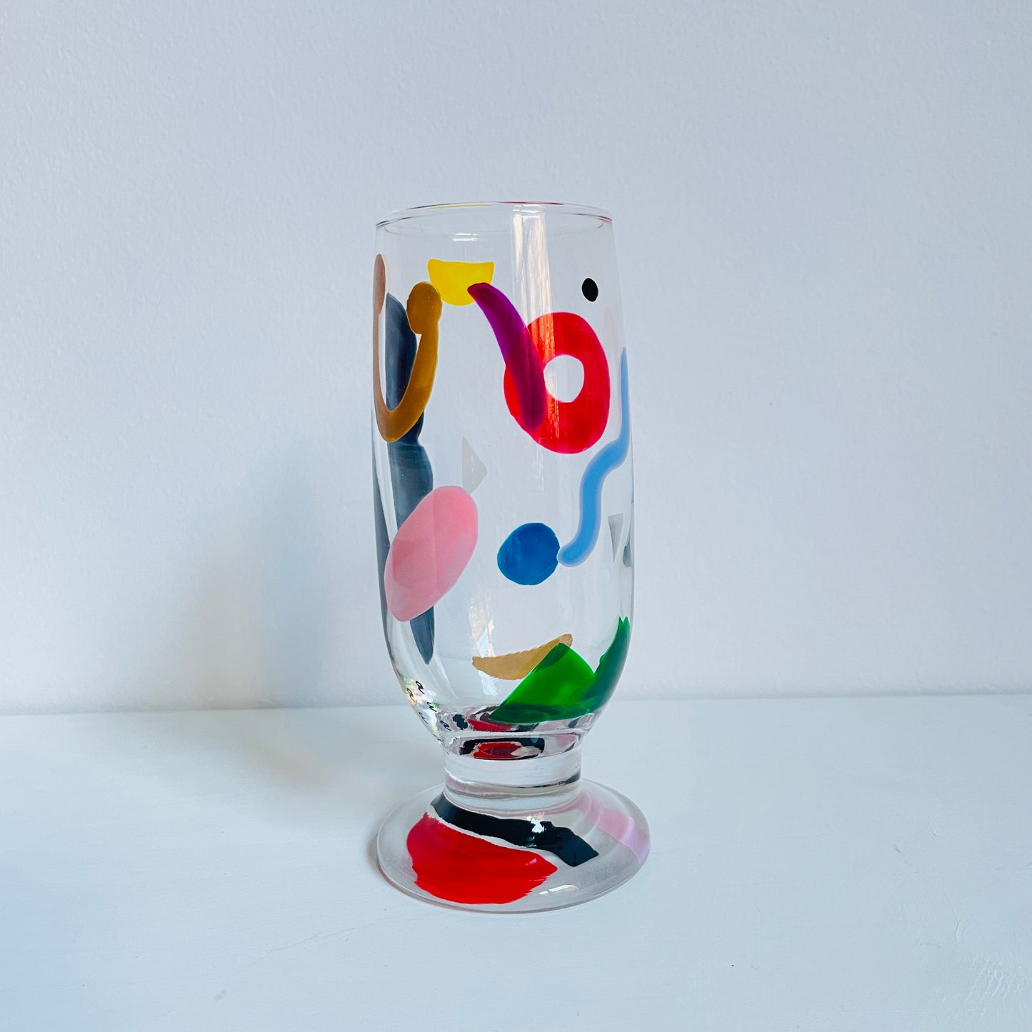 G / Footed Slim Tumbler / Geometric1