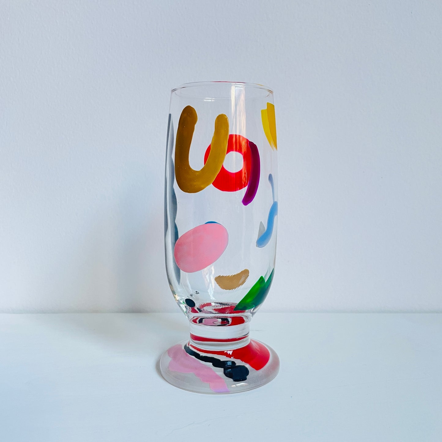 G / Footed Slim Tumbler / Geometric2