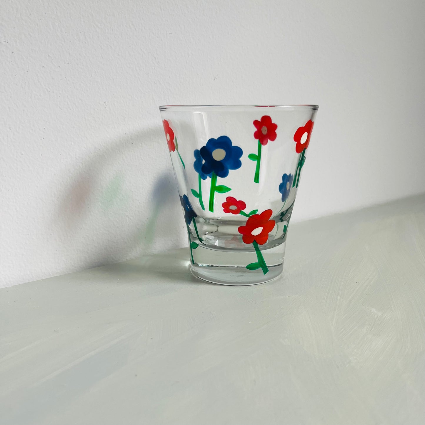 1 / Old-Fashioned Glass / Retro Flower A