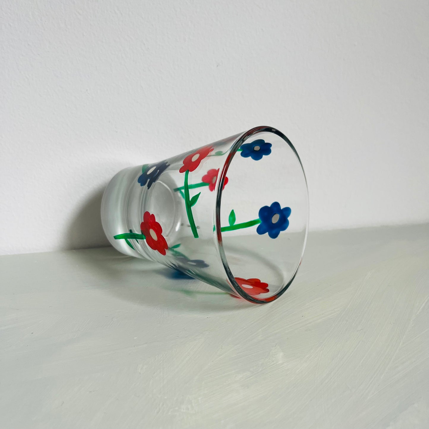 1 / Old-Fashioned Glass / Retro Flower B