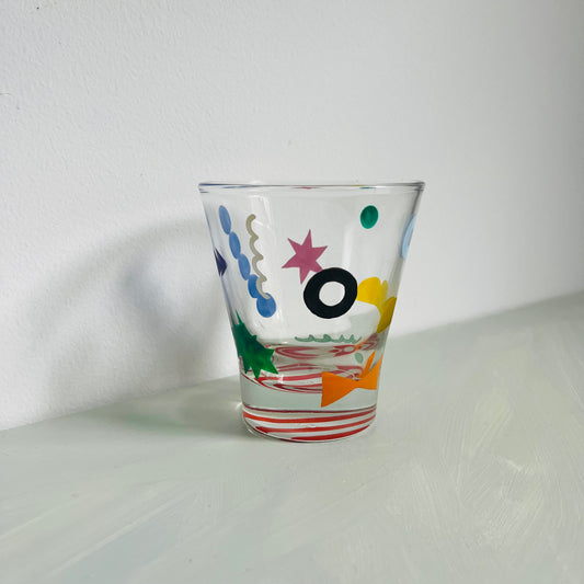1 / Old-Fashioned Glass /Geometric Pattern (Stripe)
