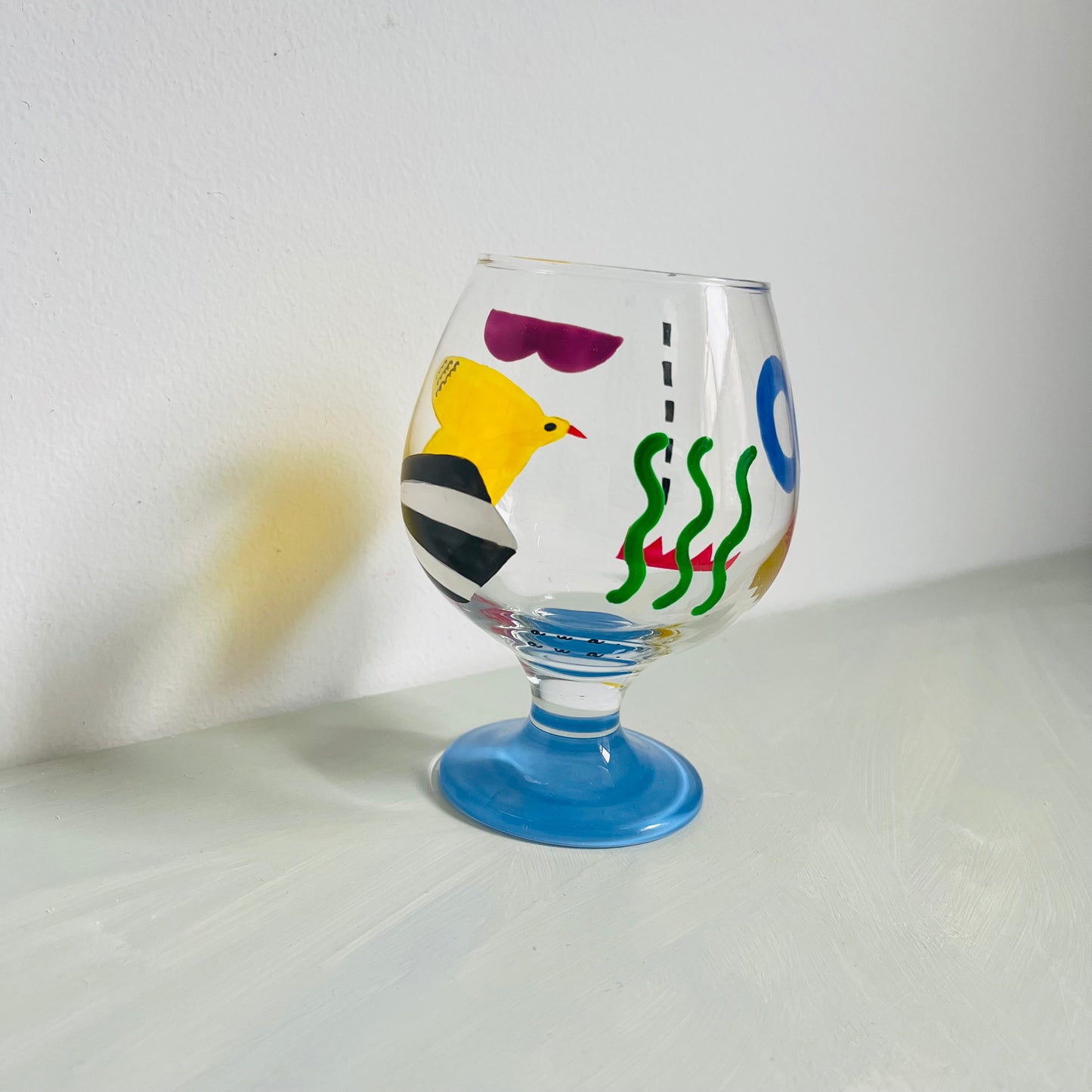 1 / Brandy Glass / Yellow Bird