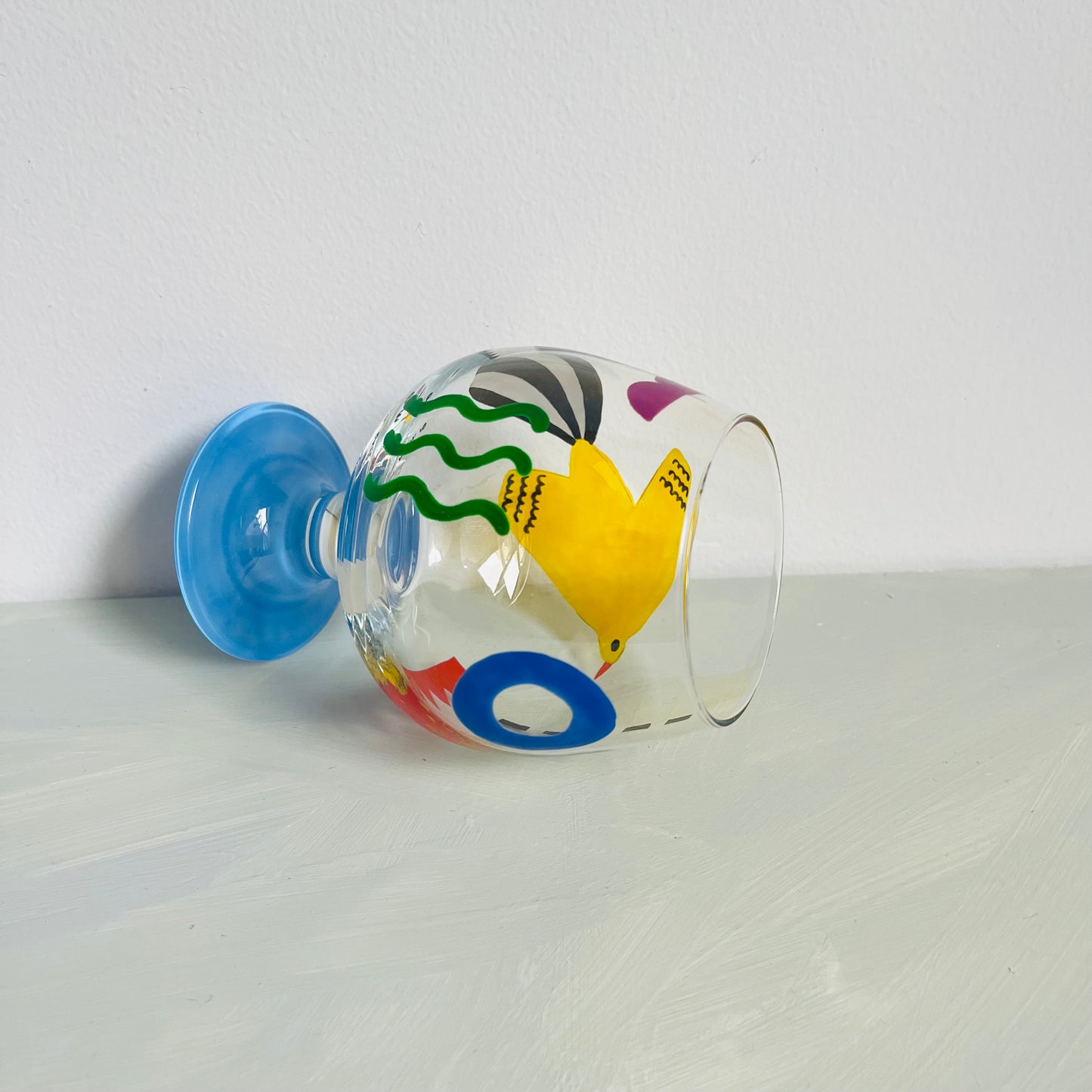 1 / Brandy Glass / Yellow Bird