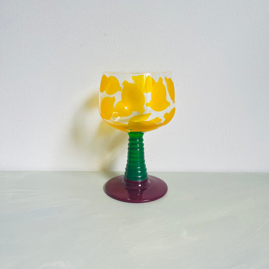 1 / Twisted-stem Wine Glass / Lemon