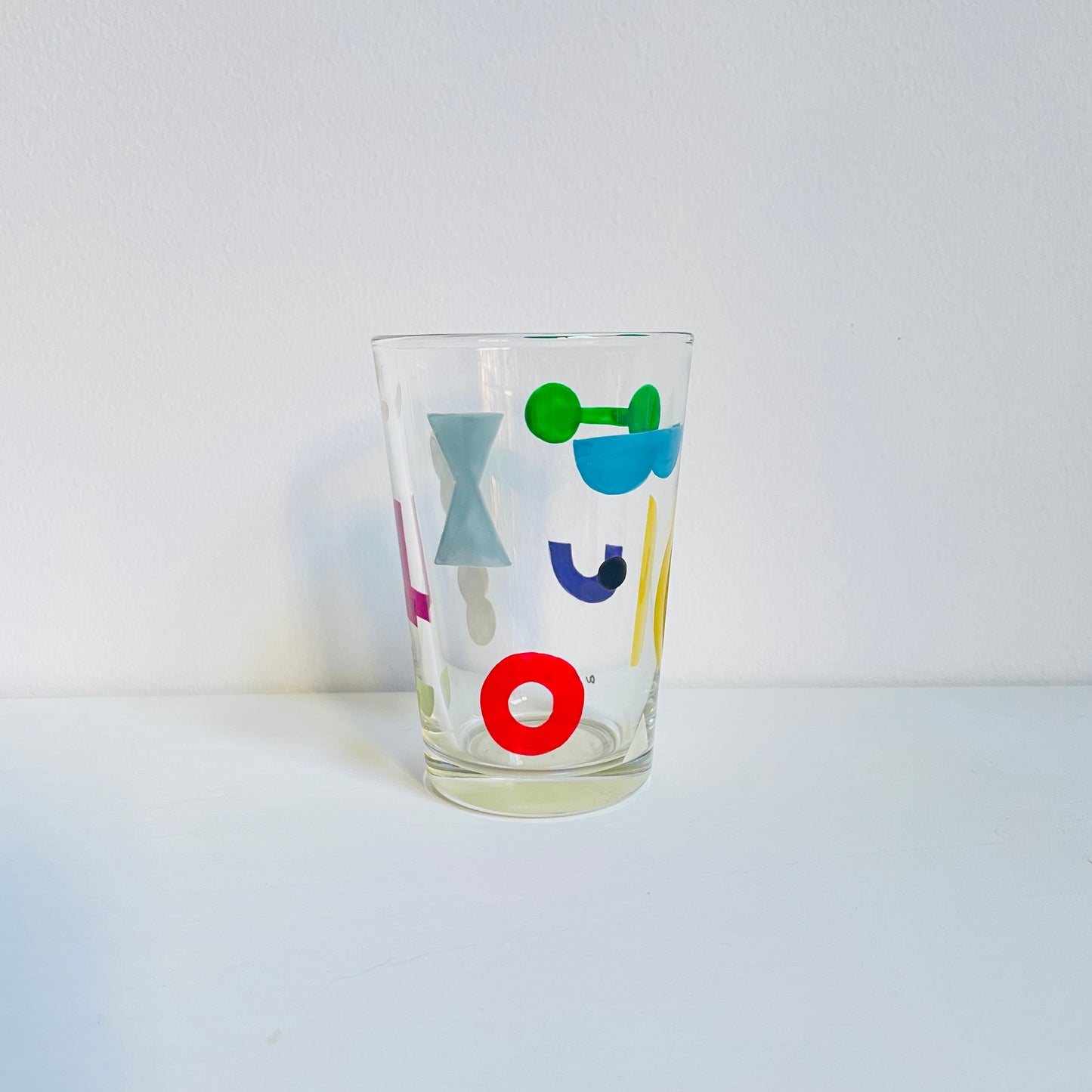 A / Water Glass / Geometric (Pearl)