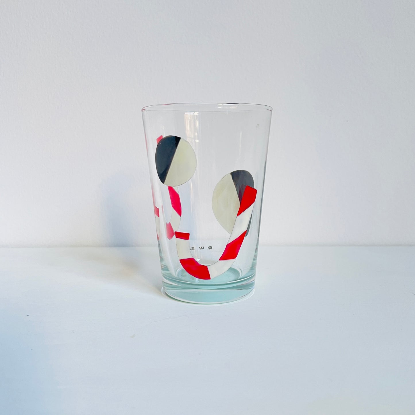 A / Water Glass / Black & White Cookie