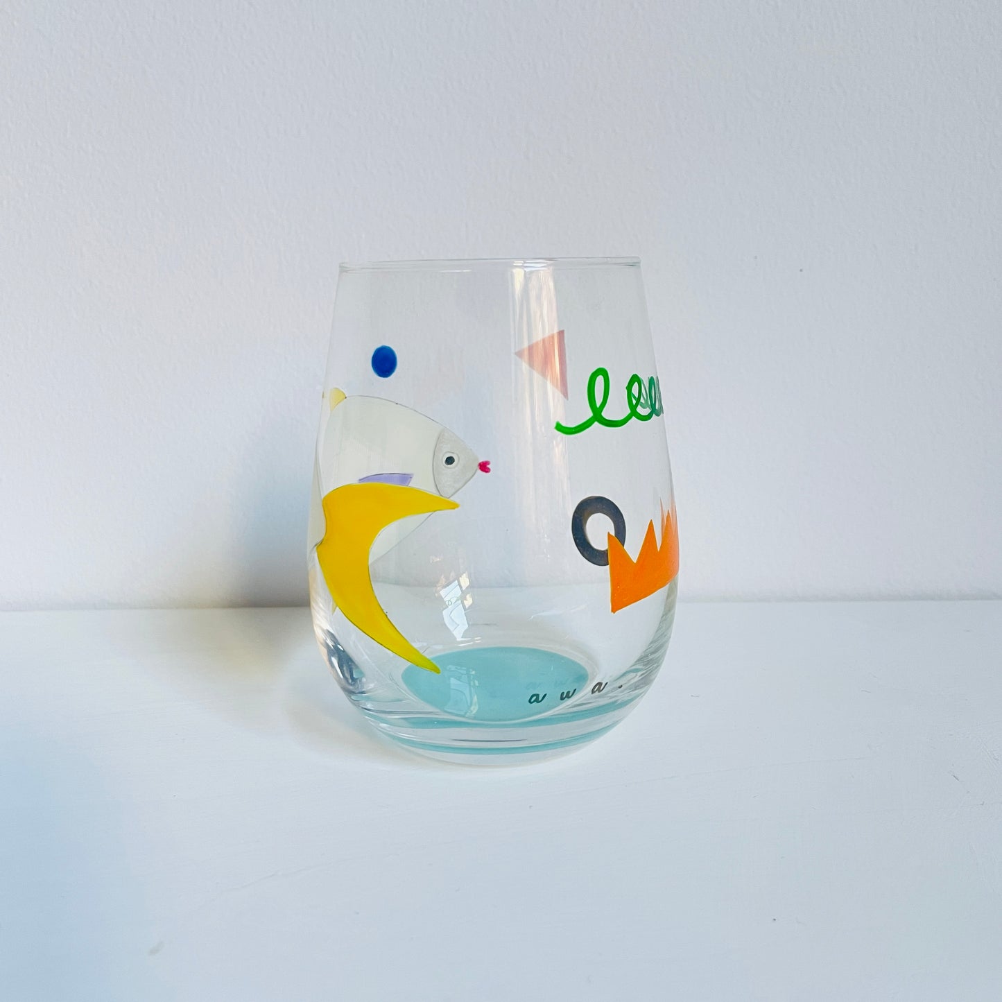 D / Stemless Wine Glass / Pompano