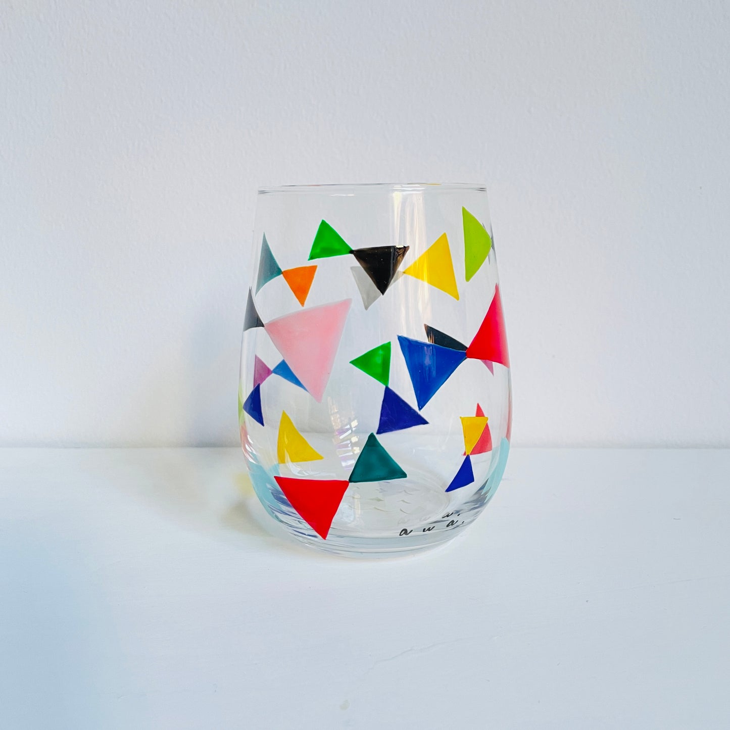 D / Stemless Wine Glass / Ribbon2