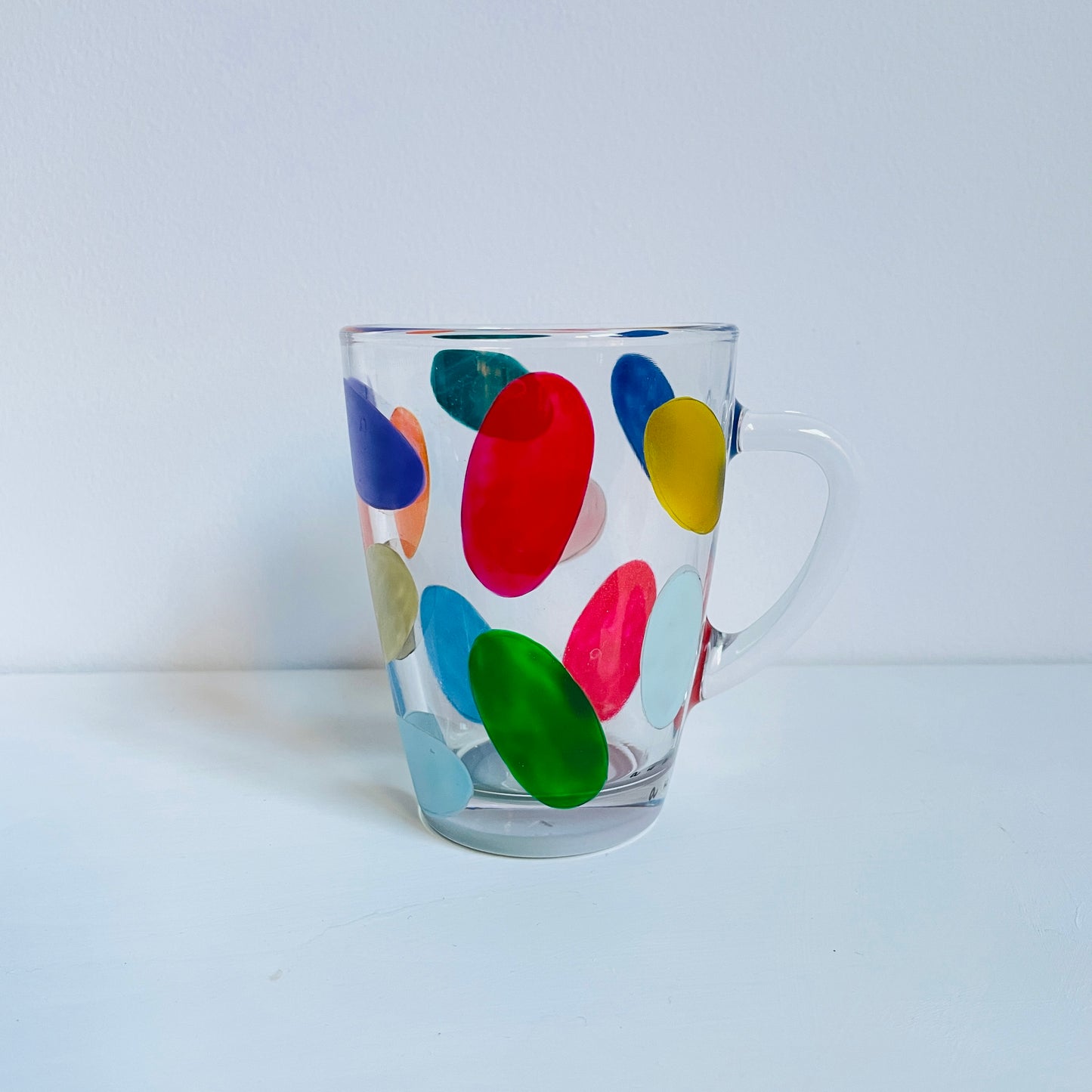 F / Glass Mug / Colorful