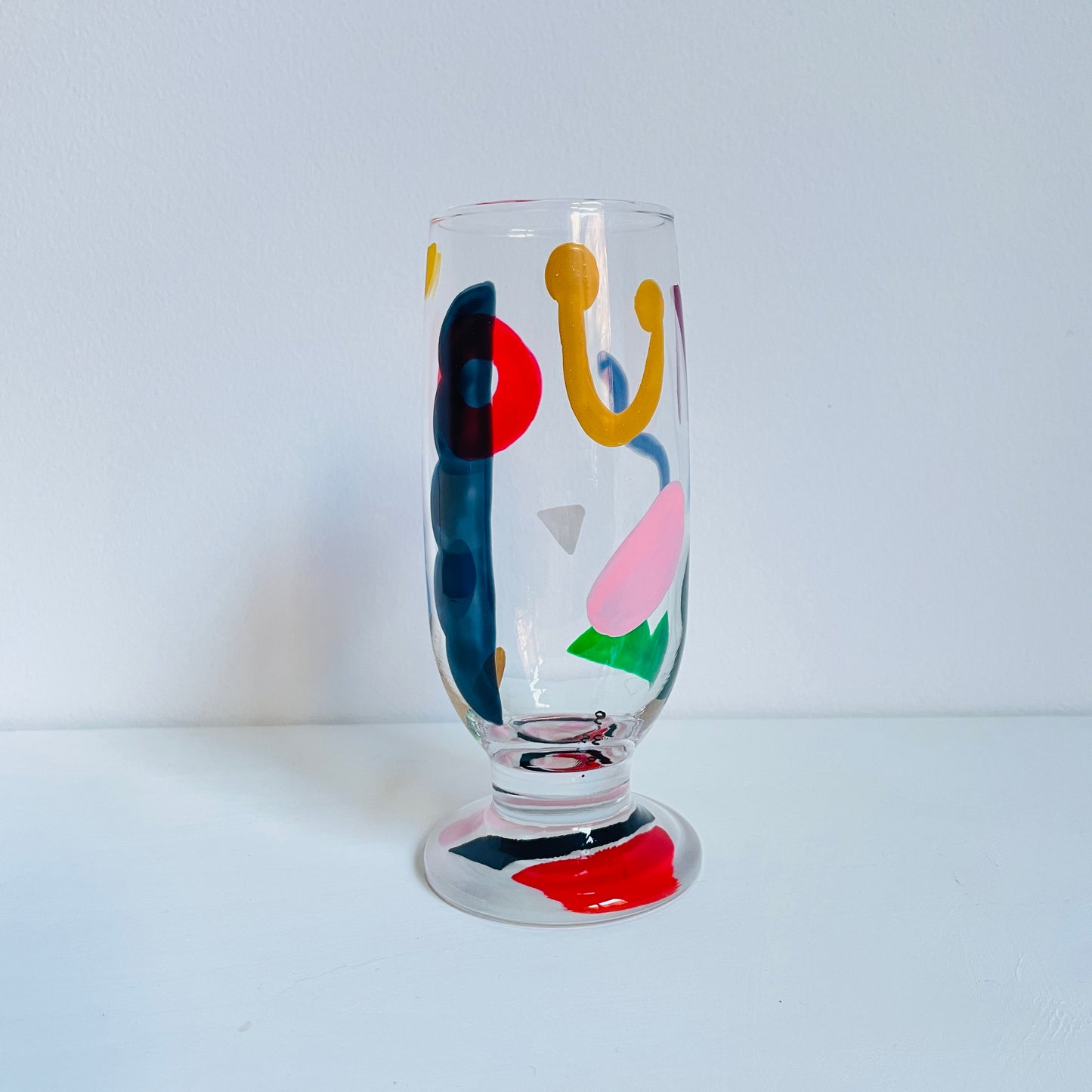 G / Footed Slim Tumbler / Geometric1