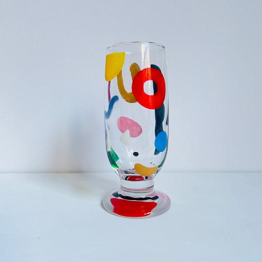 G / Footed Slim Tumbler / Geometric2