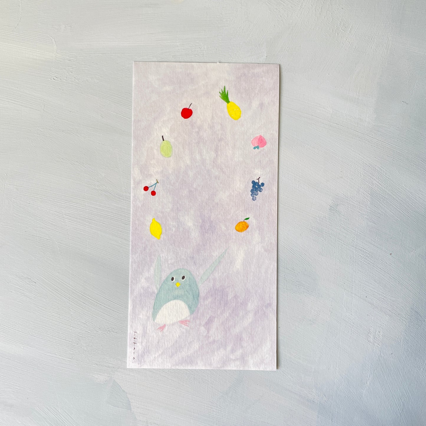 0.Washi Memo Pad - PENGUIN