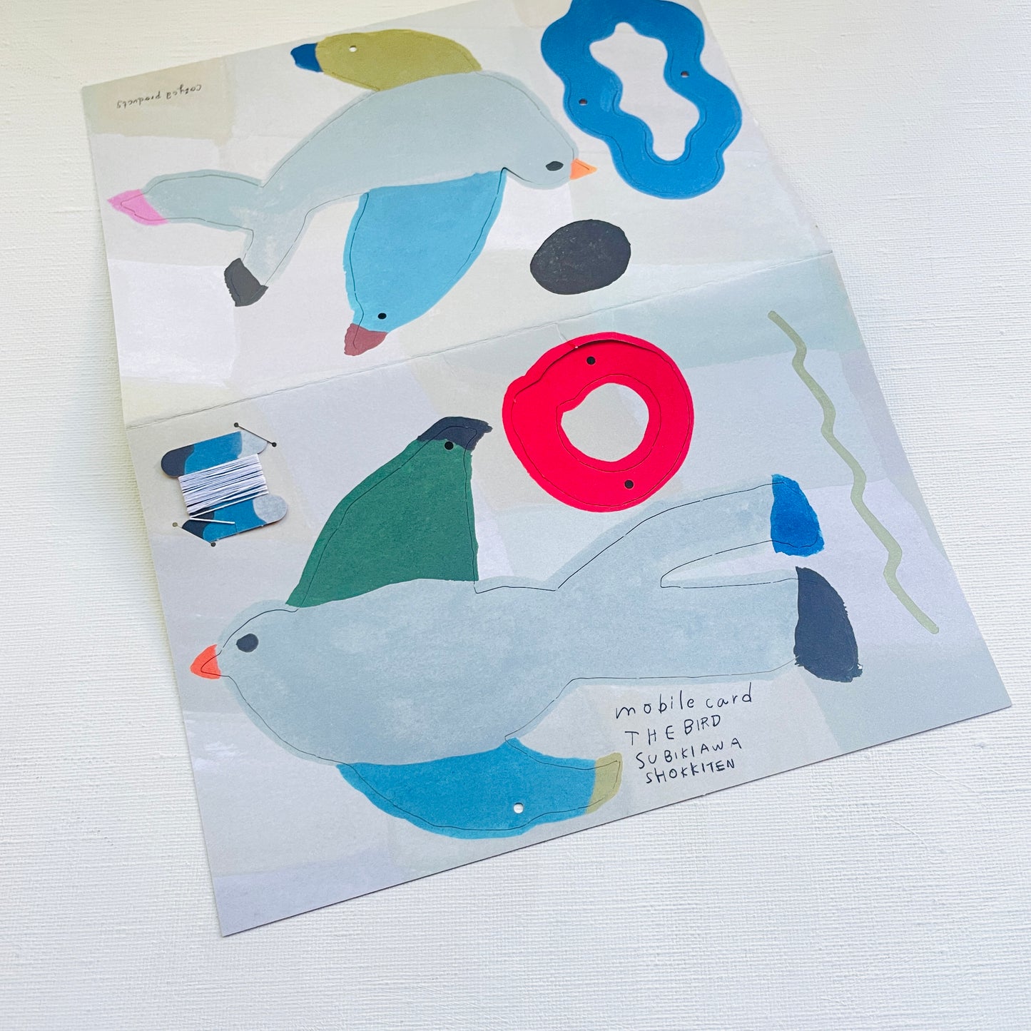 0.Hanging Mobile card  THE BIRD