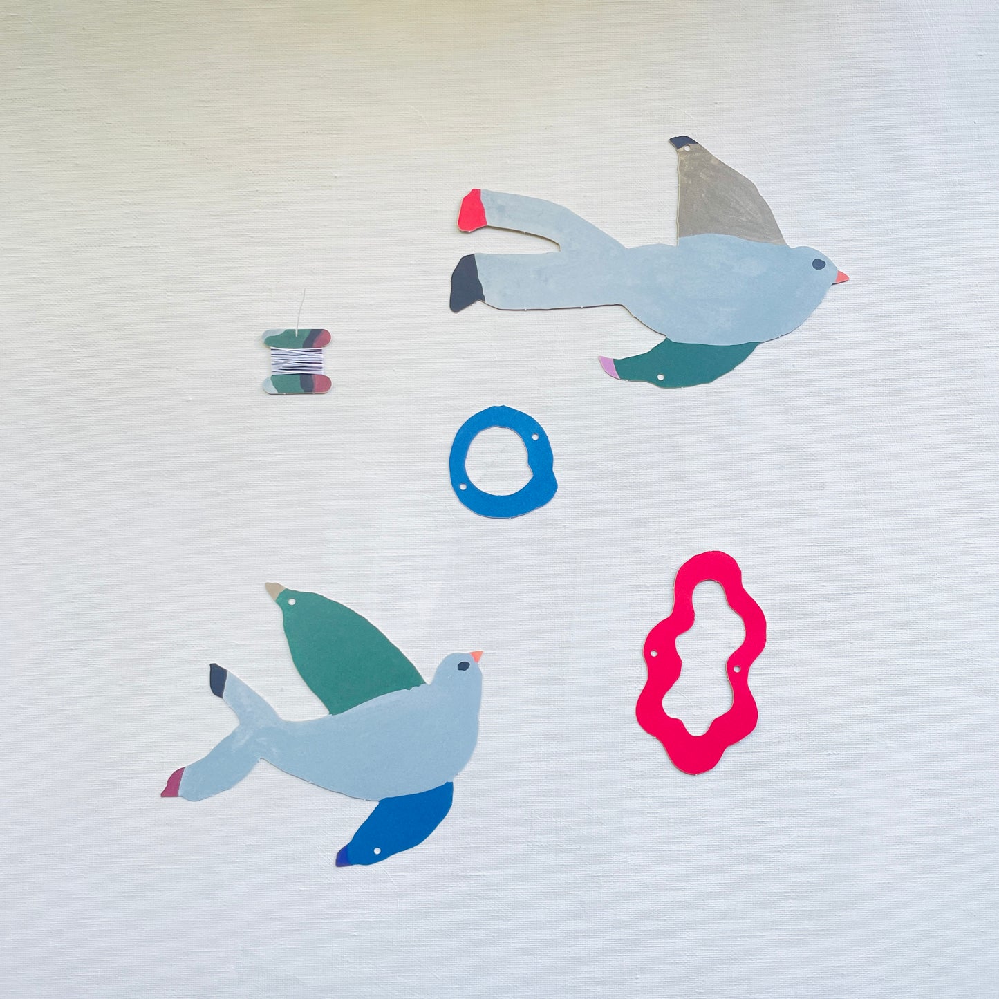 0.Hanging Mobile card  THE BIRD