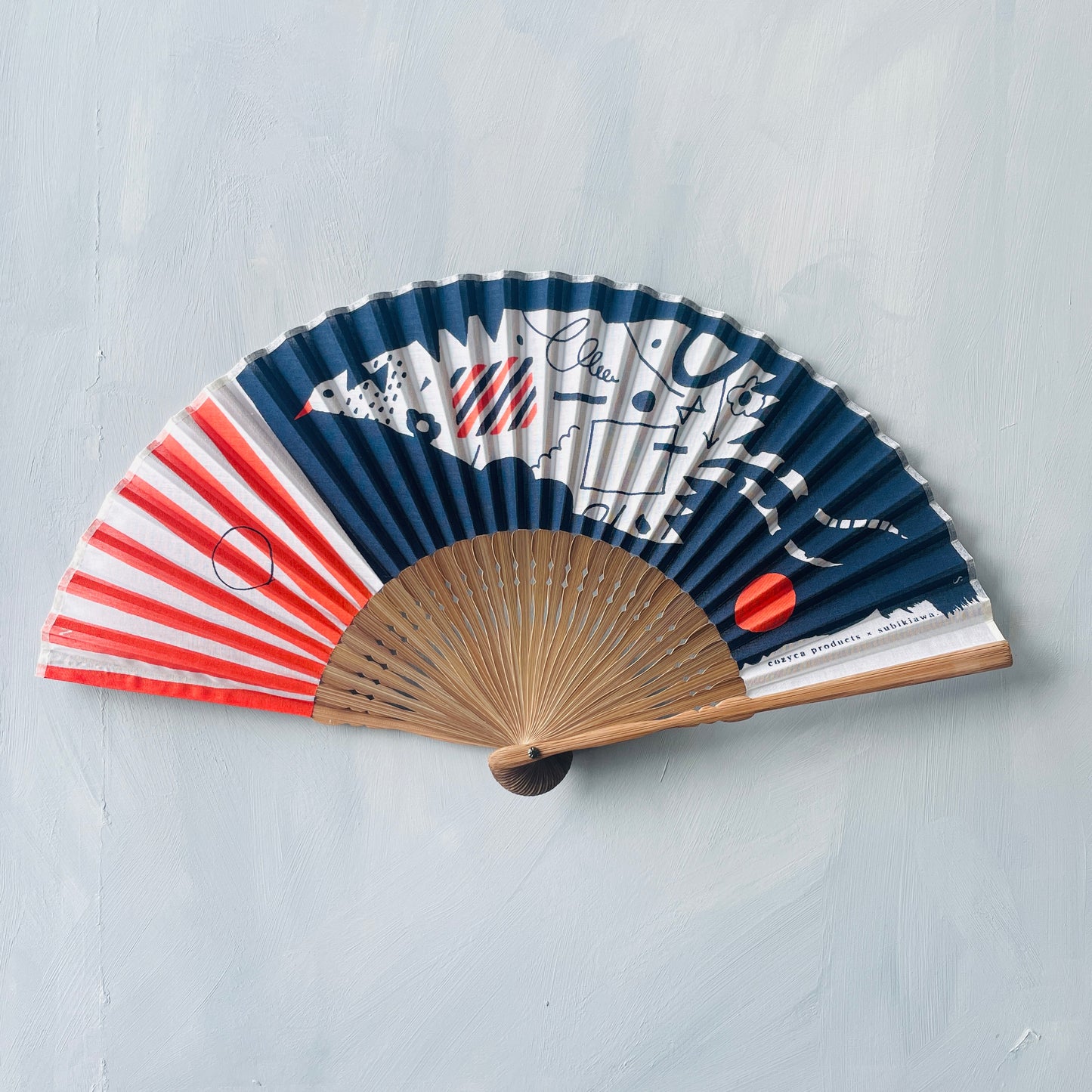 0.Japanese folding fan - Bird Holiday