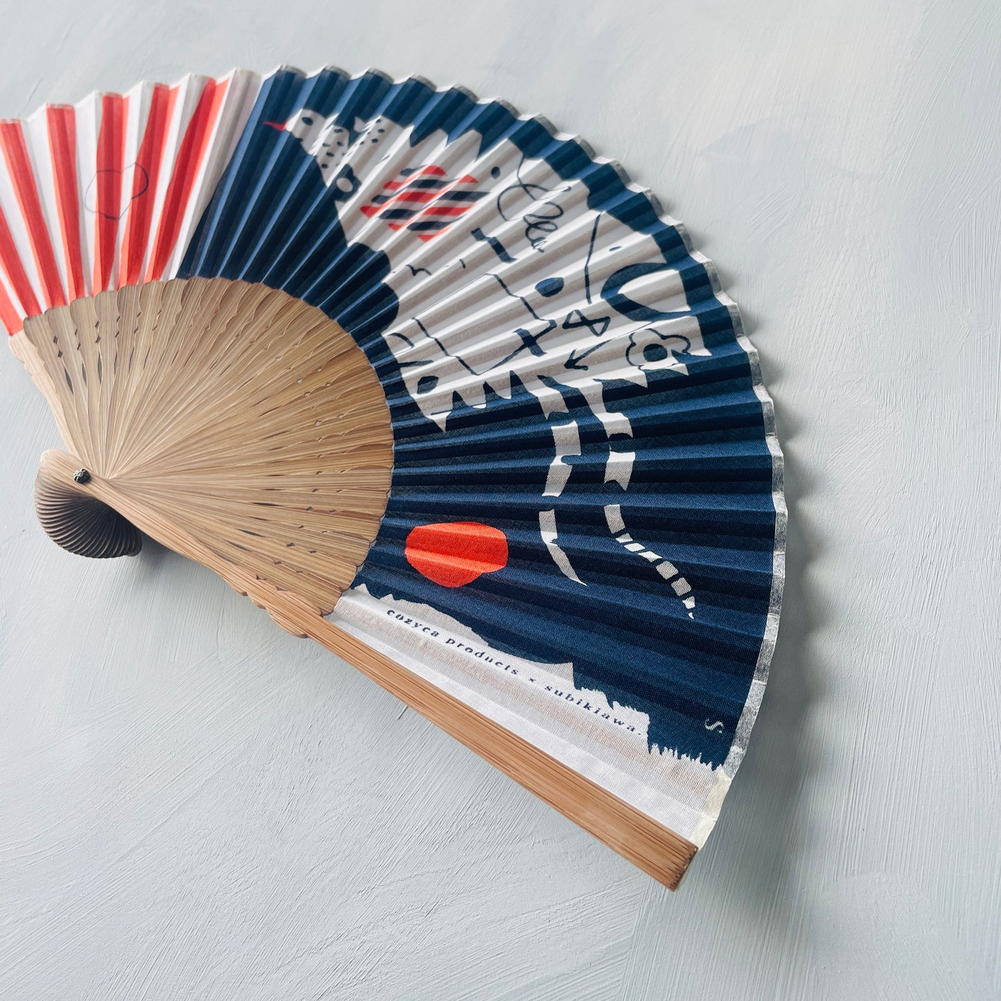 0.Japanese folding fan - Bird Holiday